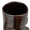 Hello Honey® 5.5" Iridescent Dark Brown Organic Shaped Stoneware Vase